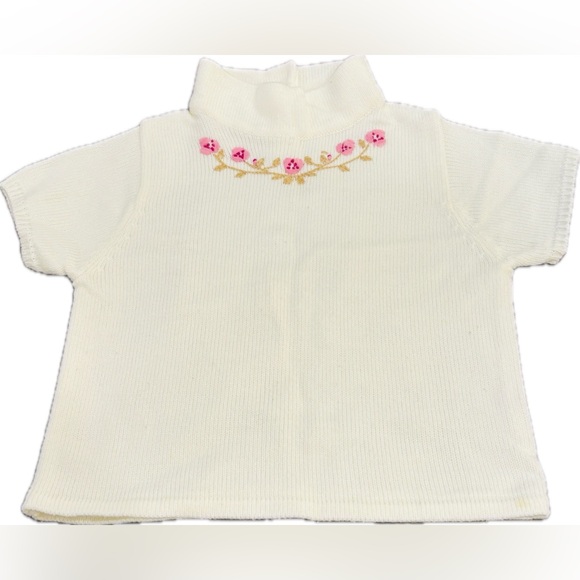 The Children’s Place Toddler Girls' Ivory and Tan Outfit Set with Pink Accents - Picture 6 of 12